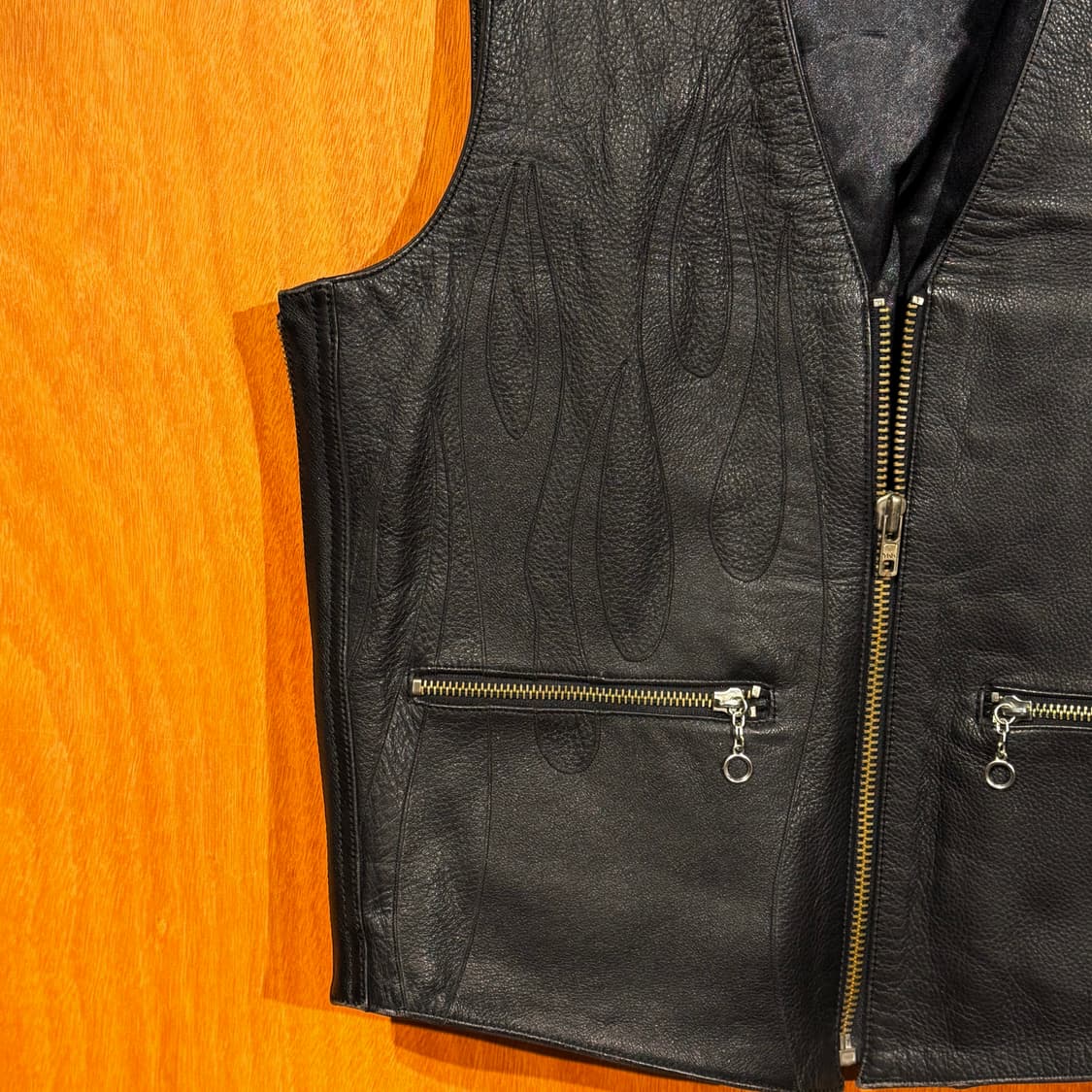 Xero 카우레더 플레임 라이딩 베스트 조끼 L 상품이미지2