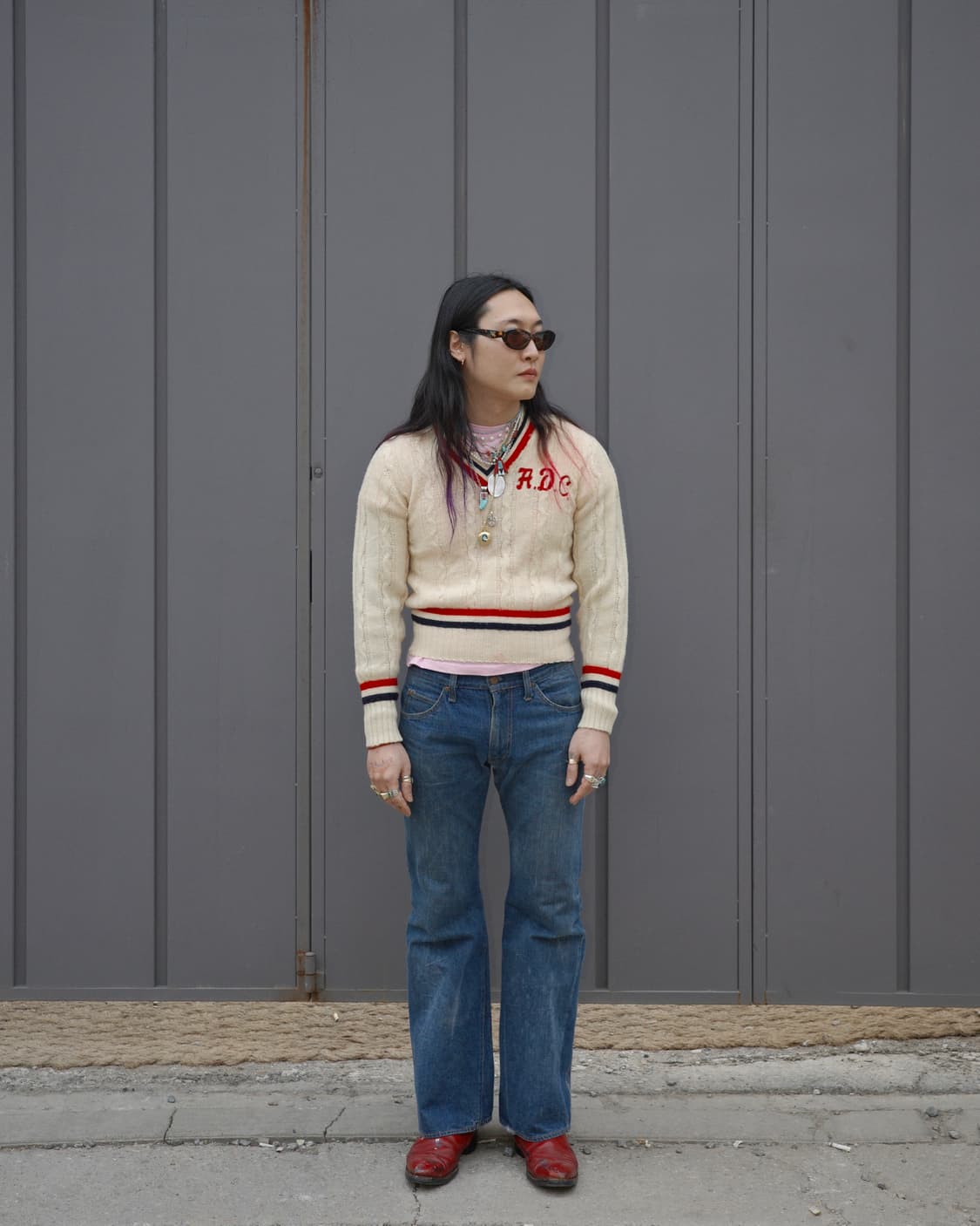 40s Wilson 프레피 크리켓 니트 상품이미지9