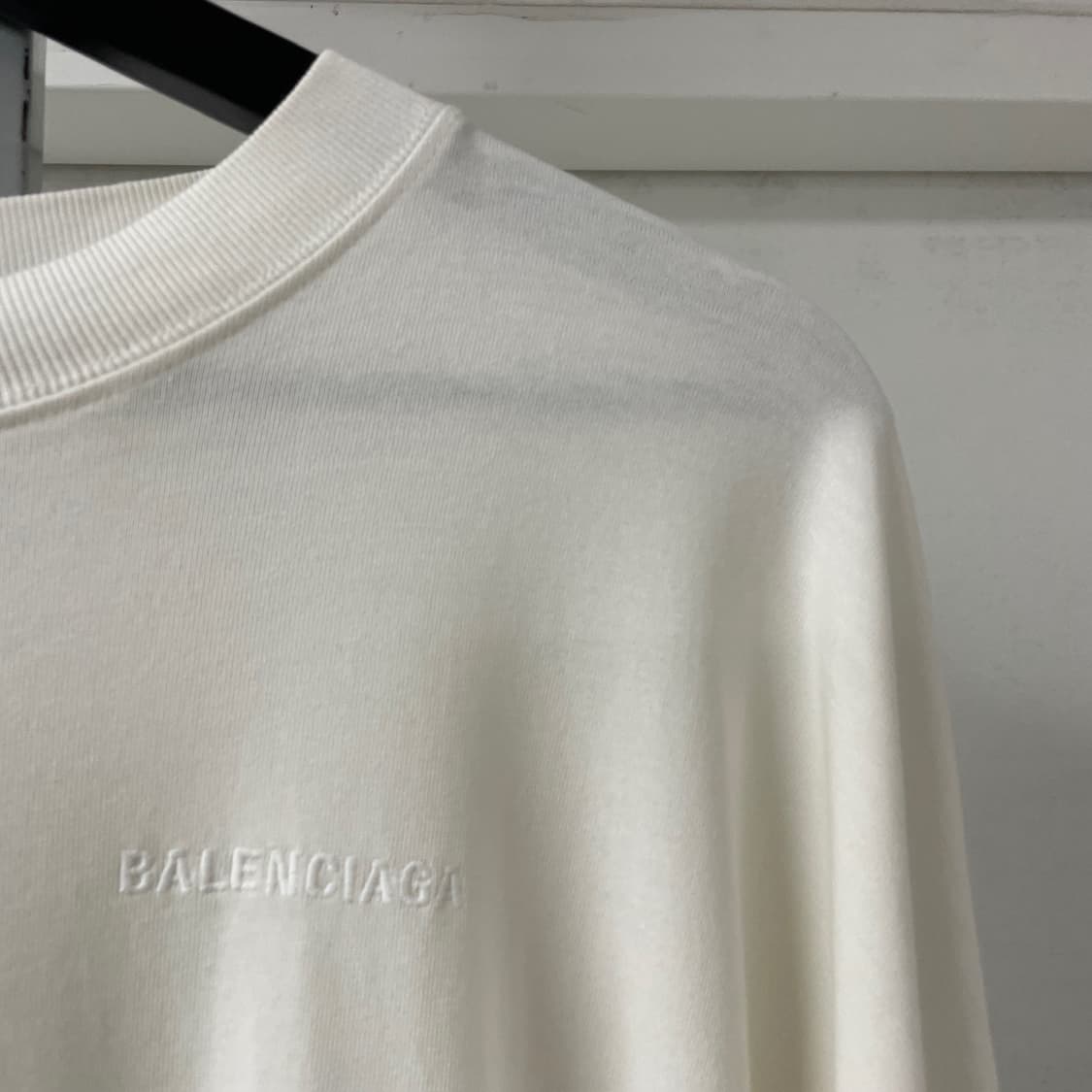 발렌시아가 화이트 반팔 티셔츠 XS 상품이미지4