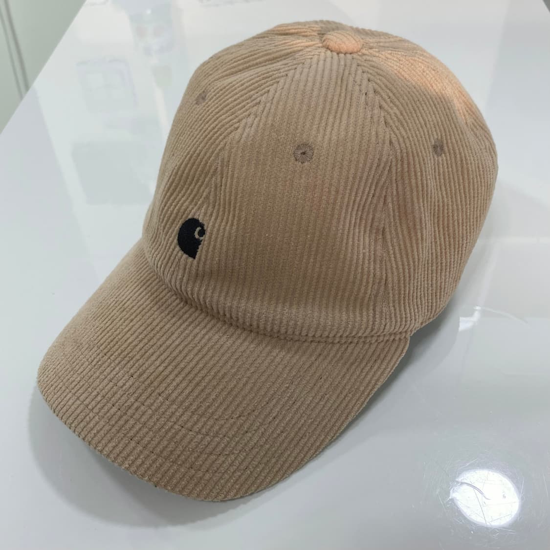 칼하트 WIP 코듀로이 볼캡 베이지 상품이미지1