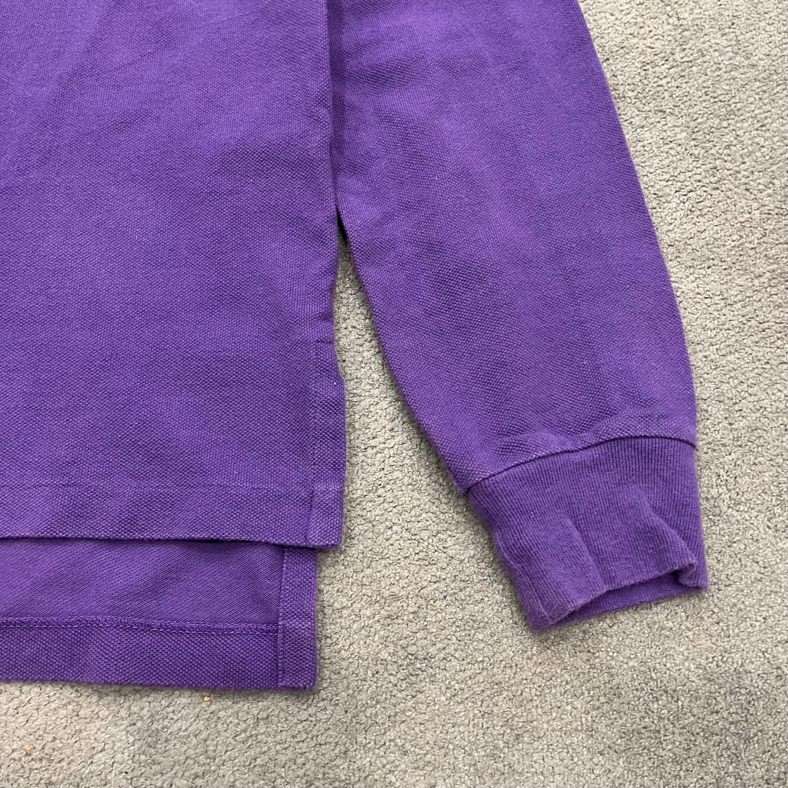 M 폴로 랄프로렌 퍼플 긴팔 카라티셔츠 상품이미지3