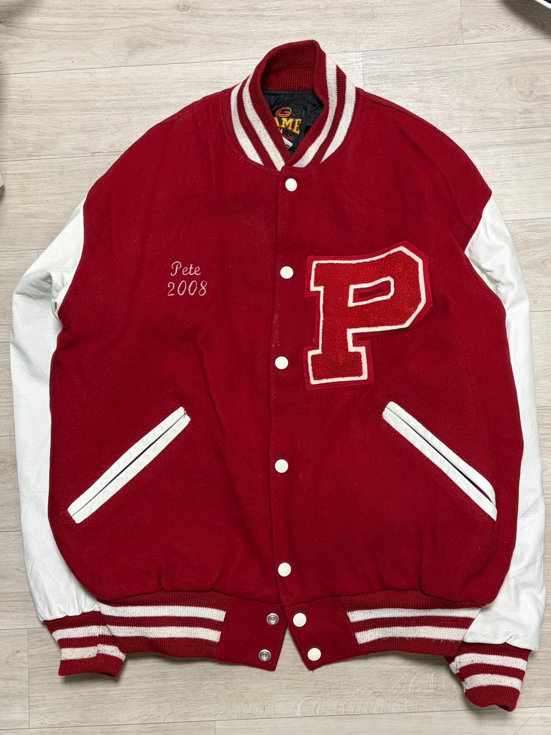 GAME sportswear 빈티지 바시티 자켓 상품이미지1