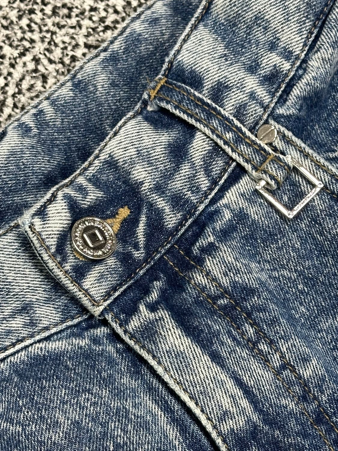 우영미 데님 청바지 신형 와이드 상품이미지3