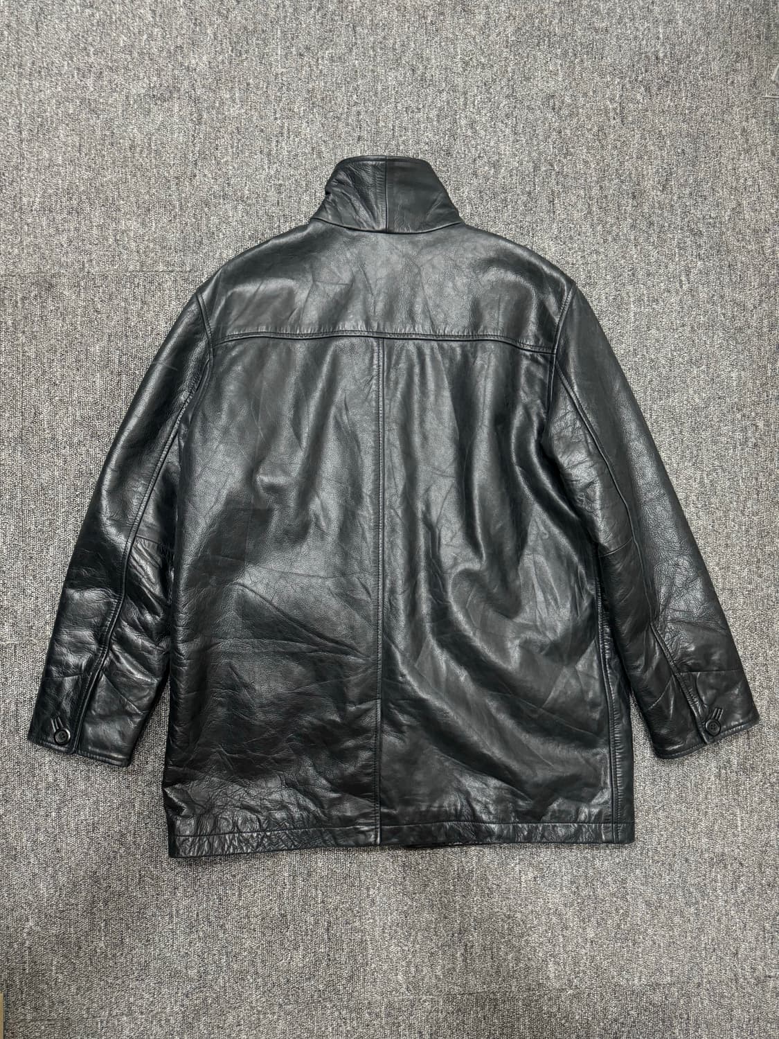 90s 올드 빈티지 갭 카우하이드 레더 카코트 L 상품이미지7