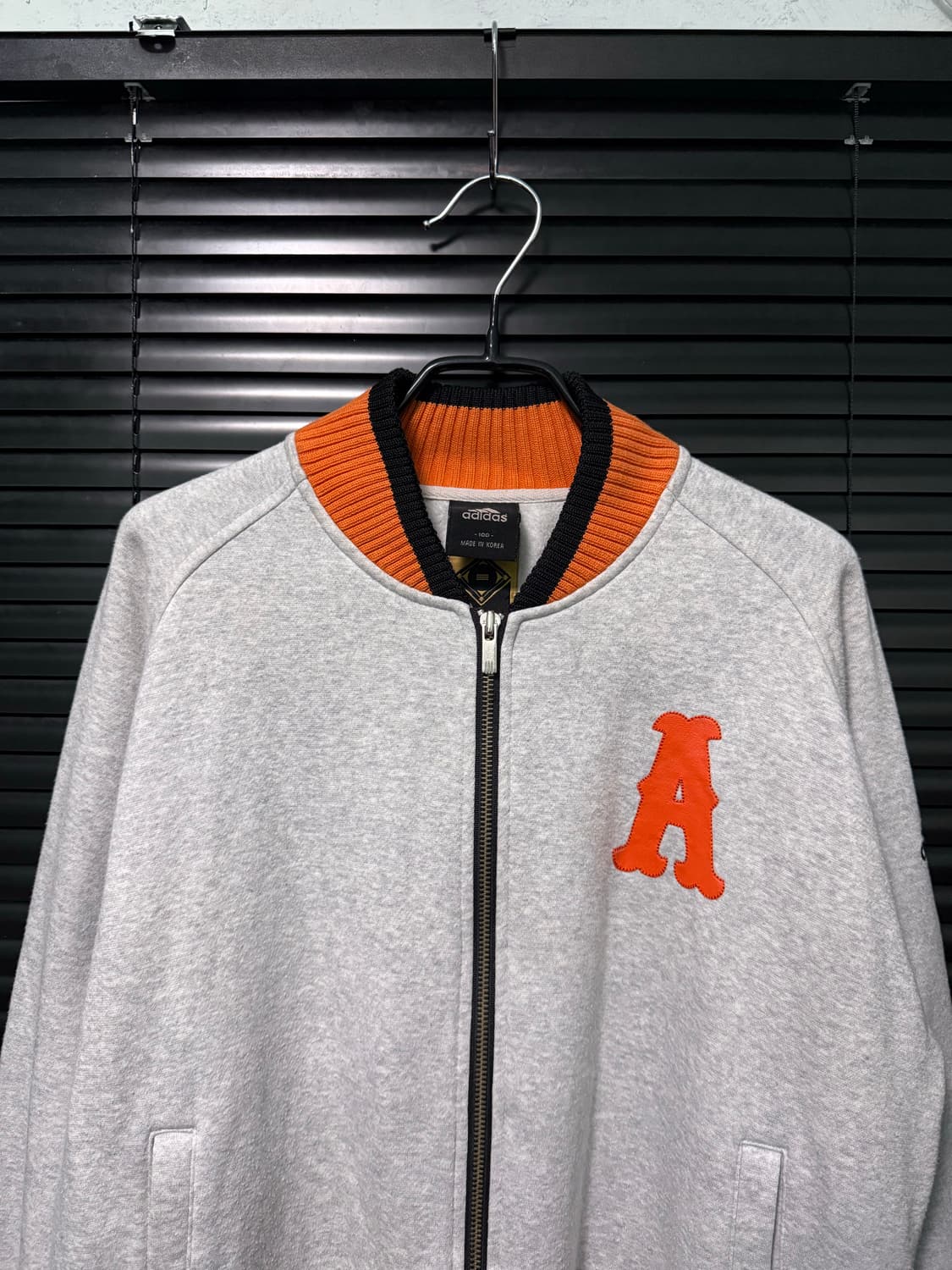 아디다스 정품 야구 잠바 점퍼 바시티 자켓 회색 그레이 져지 저지 트랙탑 상품이미지3