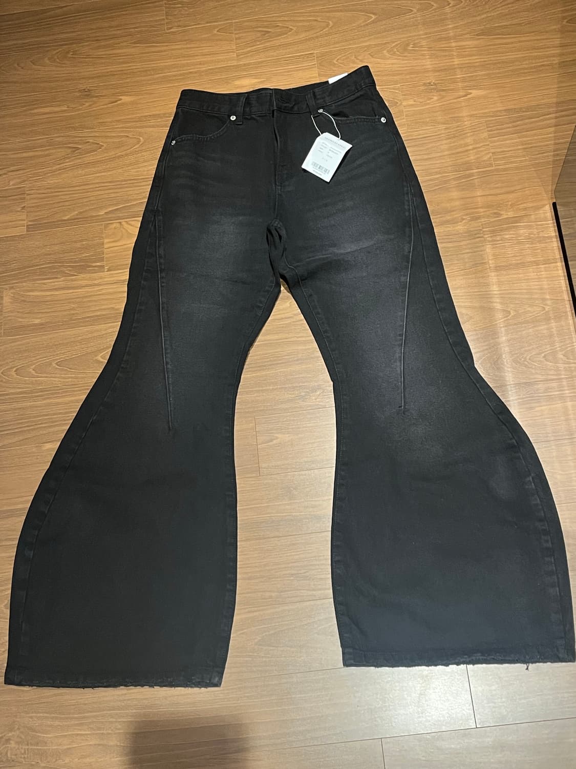 우알롱 부츠컷 데님팬츠 상품이미지1