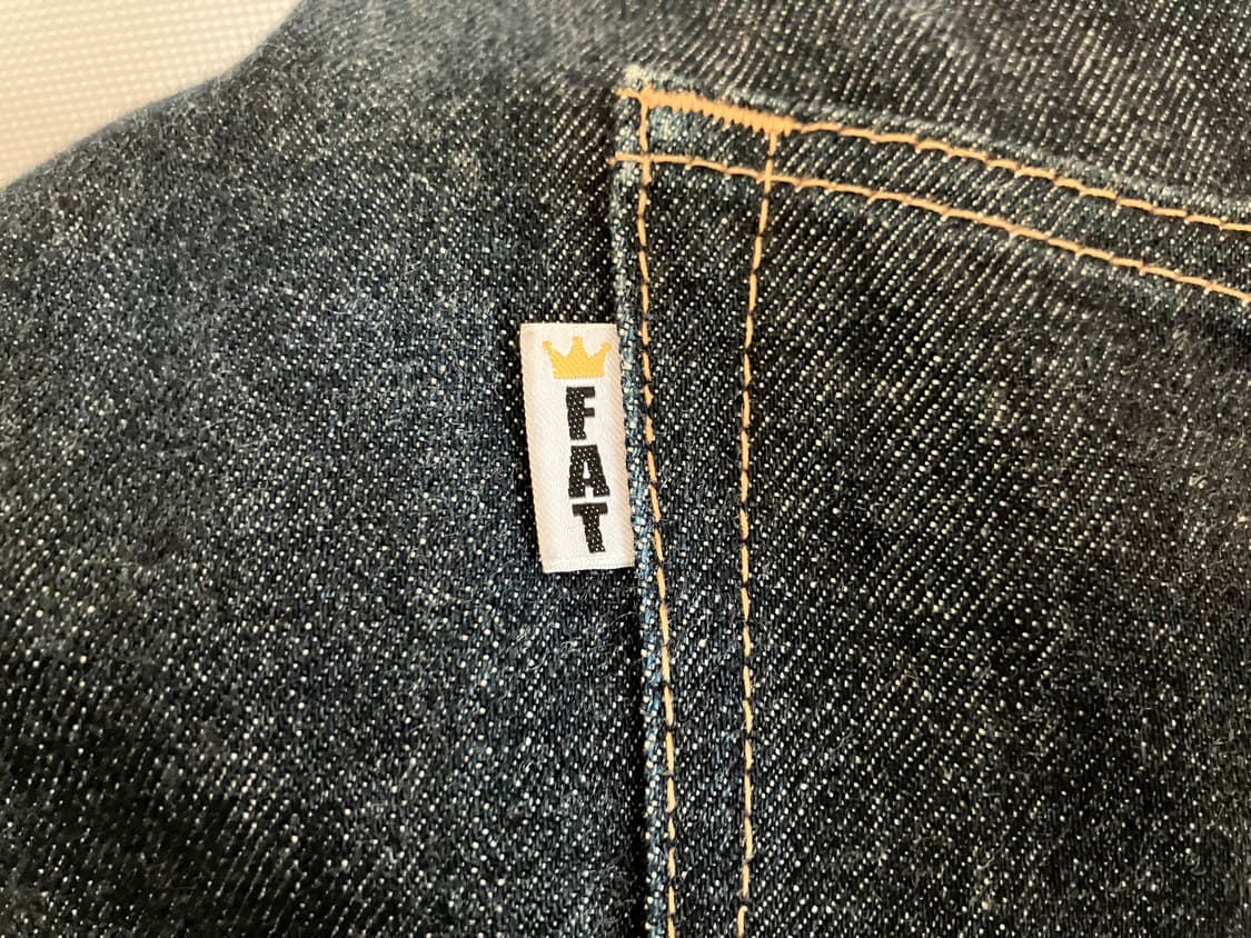 팻요 FAT TOKYO 데님 숏 팬츠 33 - 34 우라하라 스트릿 상품이미지6