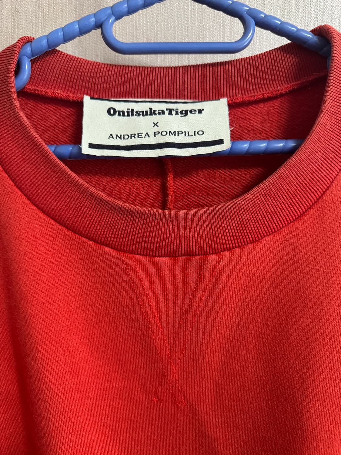 OnitsukaTiger x Andrea Pompilio 오버핏 맨투맨 상품이미지3