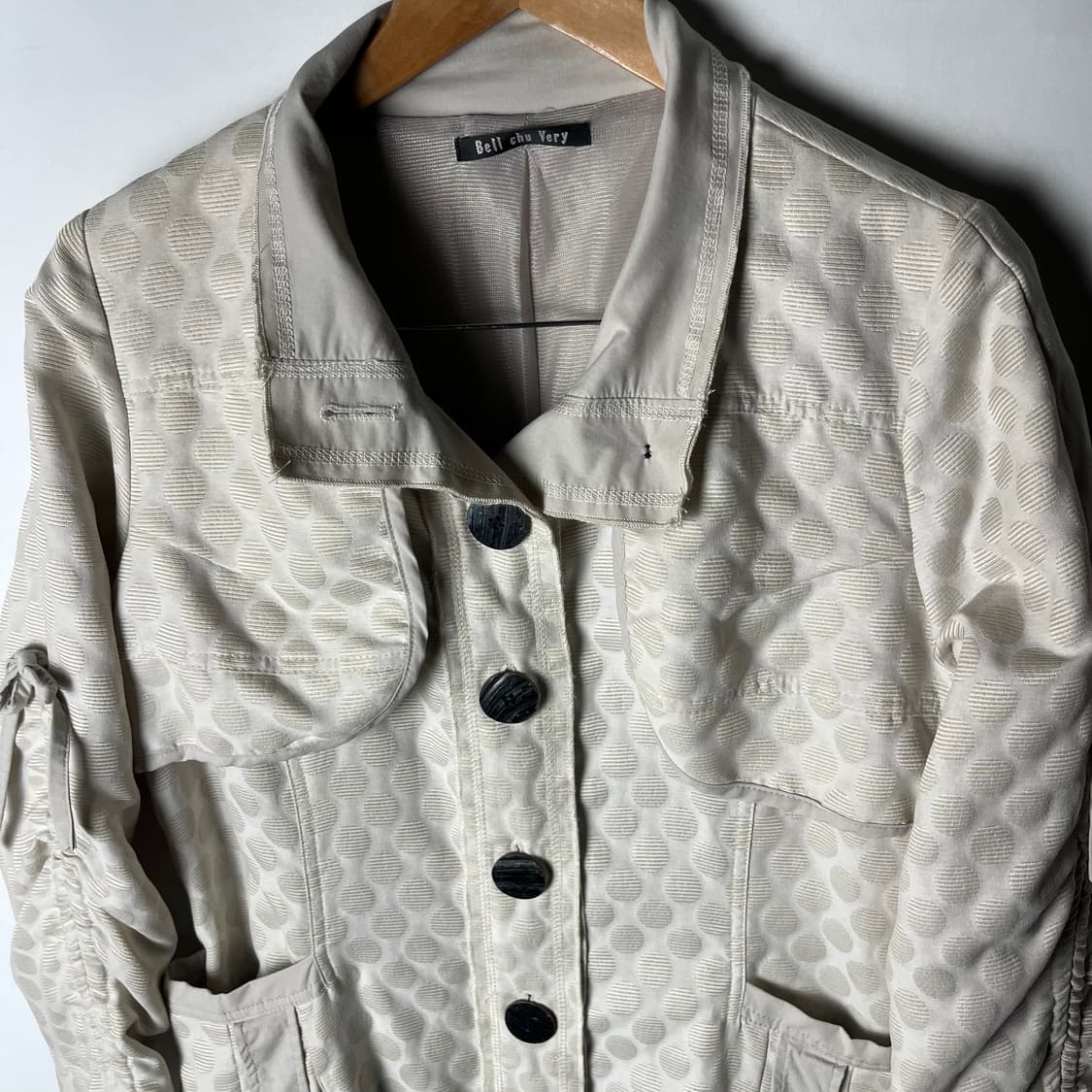 [JPN] 재팬 빈티지 도트 트렌치코트 상품이미지2