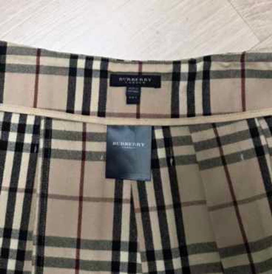 버버리 플리츠 랩 스커트 usa4 28~30 정품  상품이미지5