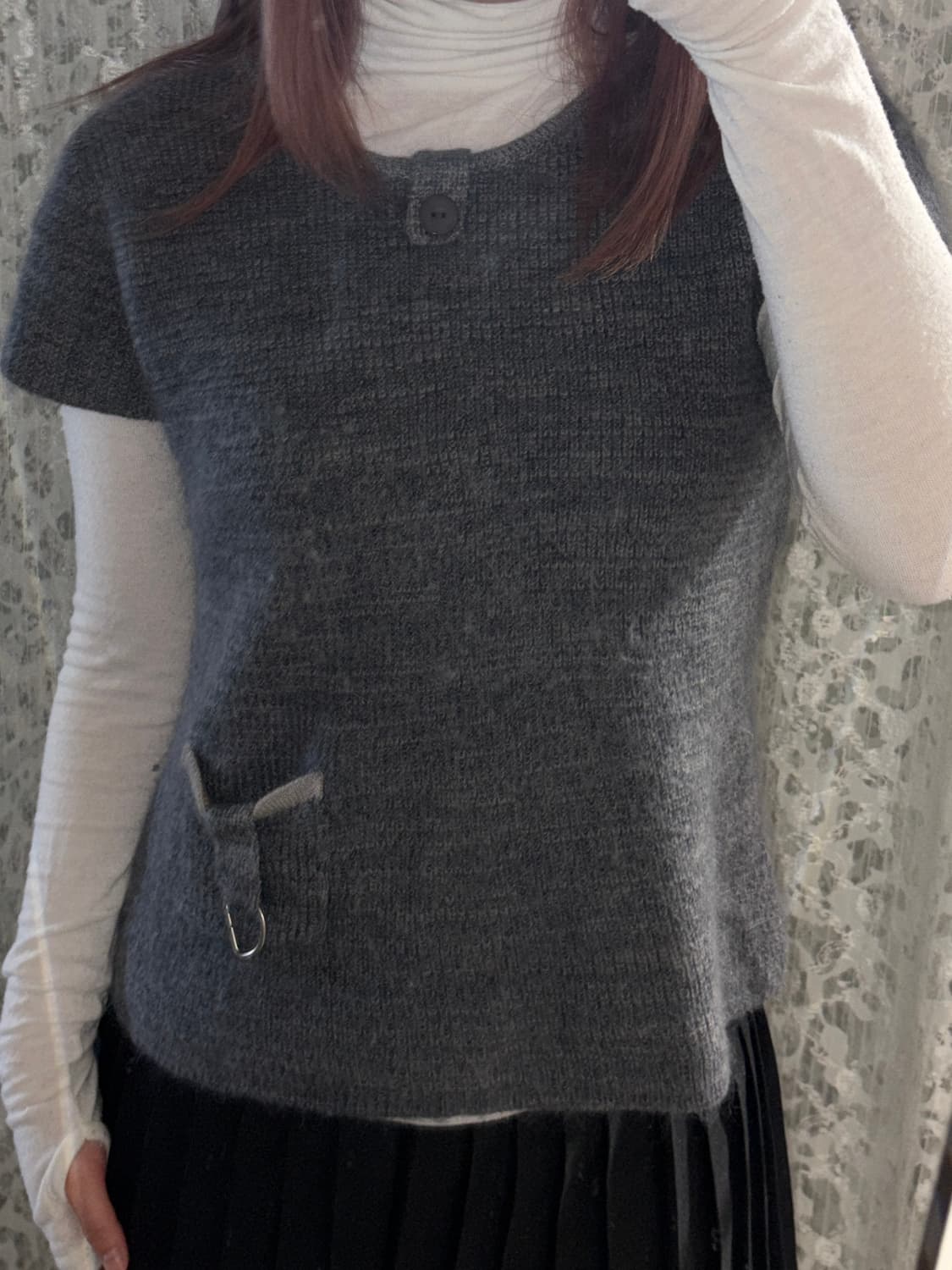 Dark gray knit 상품이미지4