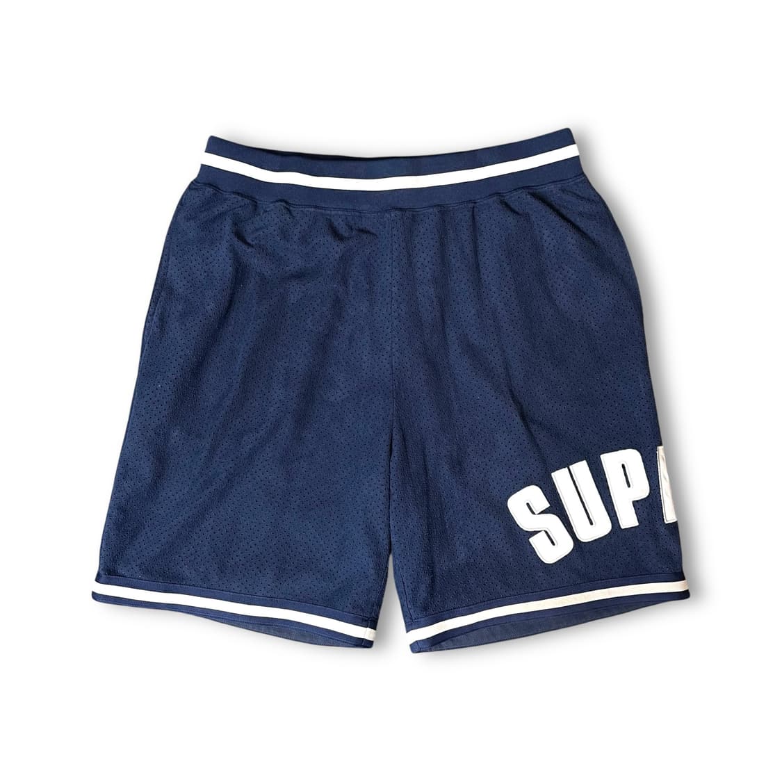 (밴딩) 슈프림 울트라 스웨이드 메쉬 쇼츠 네이비 M 상품이미지1
