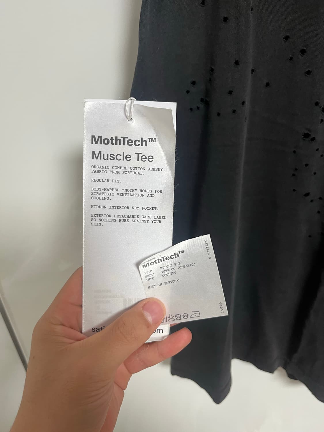 Satisfy MothTech Muscle 슬리브리스 상품이미지3