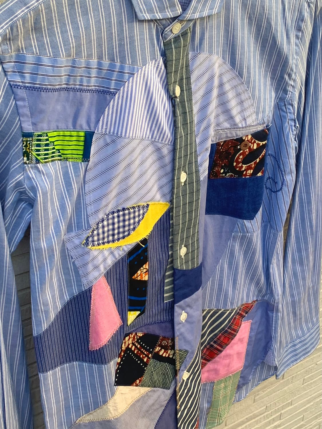 준야 와타나베 패치워크 셔츠 상품이미지5