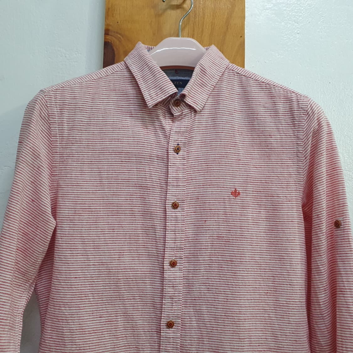 올젠  연 핑크 긴팔셔츠(100) 상품이미지2