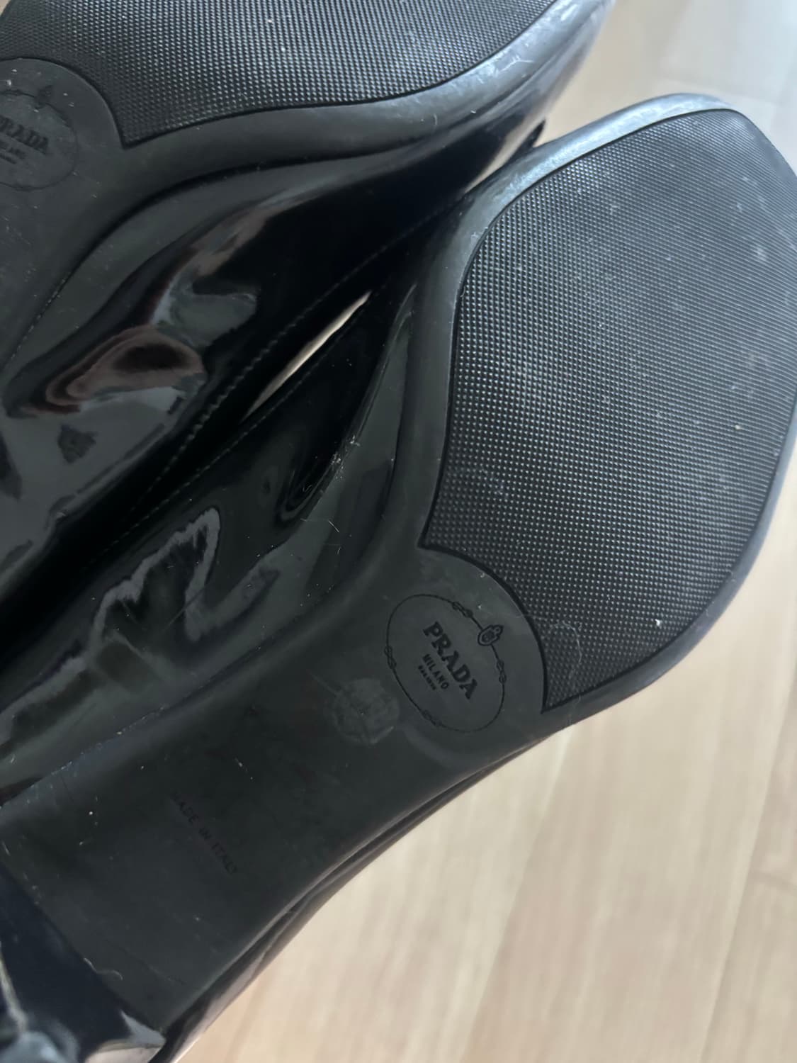 프라다 블랙 구두 240 상품이미지6