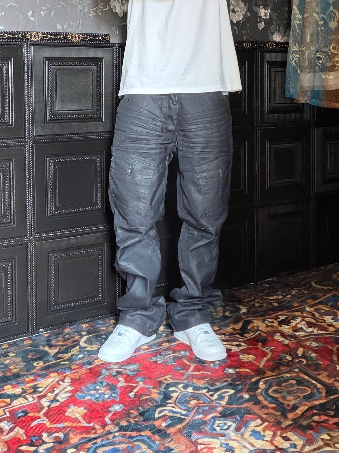 a246) 34 빈티지 워싱 코팅진 상품이미지4