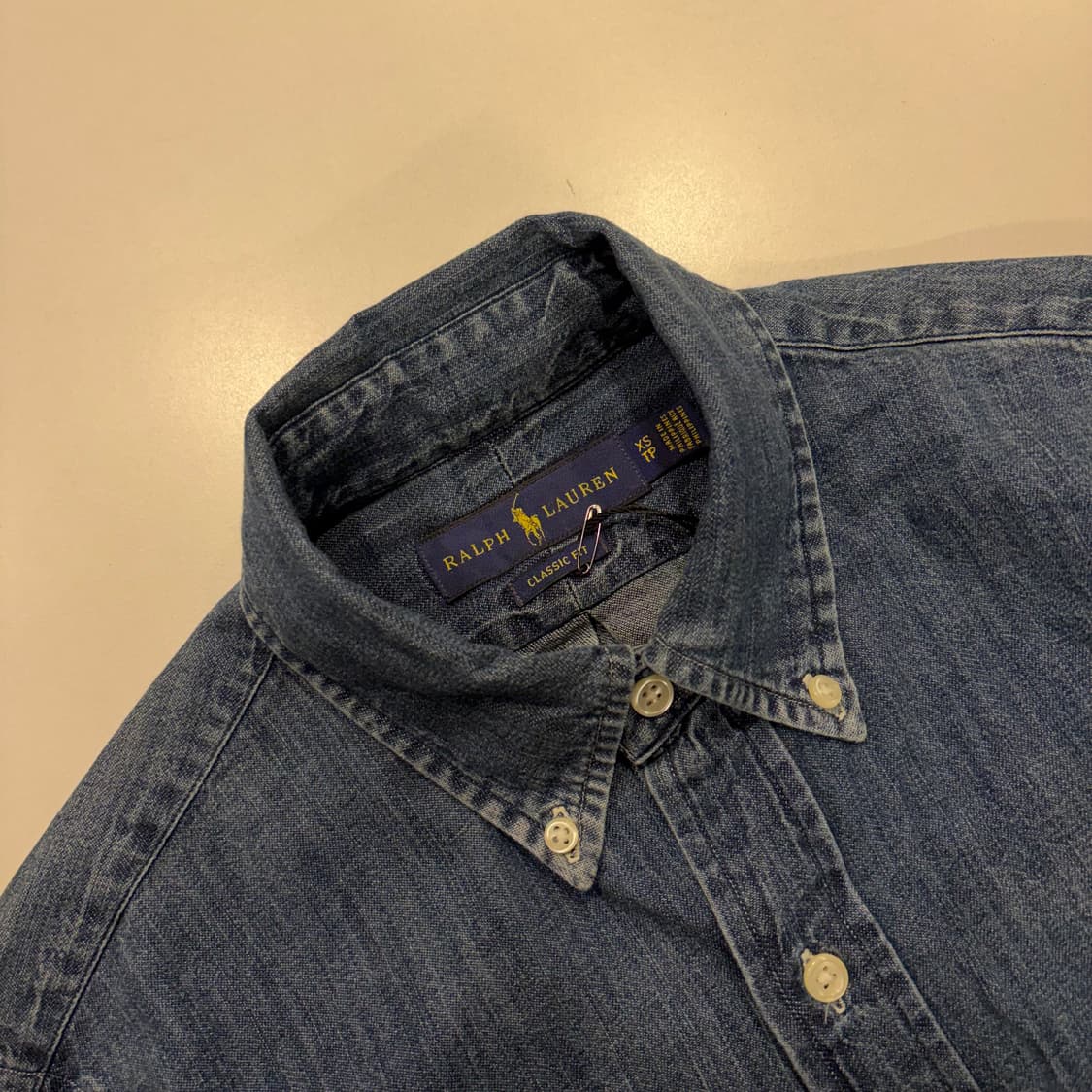 [XS] 폴로 랄프로렌 데님 긴팔 셔츠 남방 B775 상품이미지5