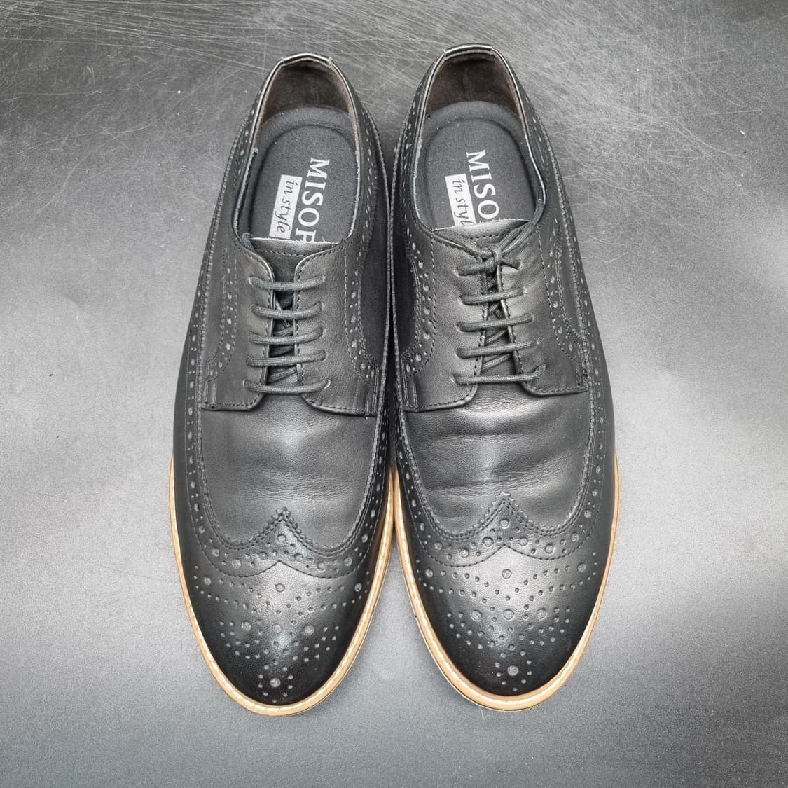 미소페 남성윙팁 캐주얼화 실사이즈260 상품이미지2