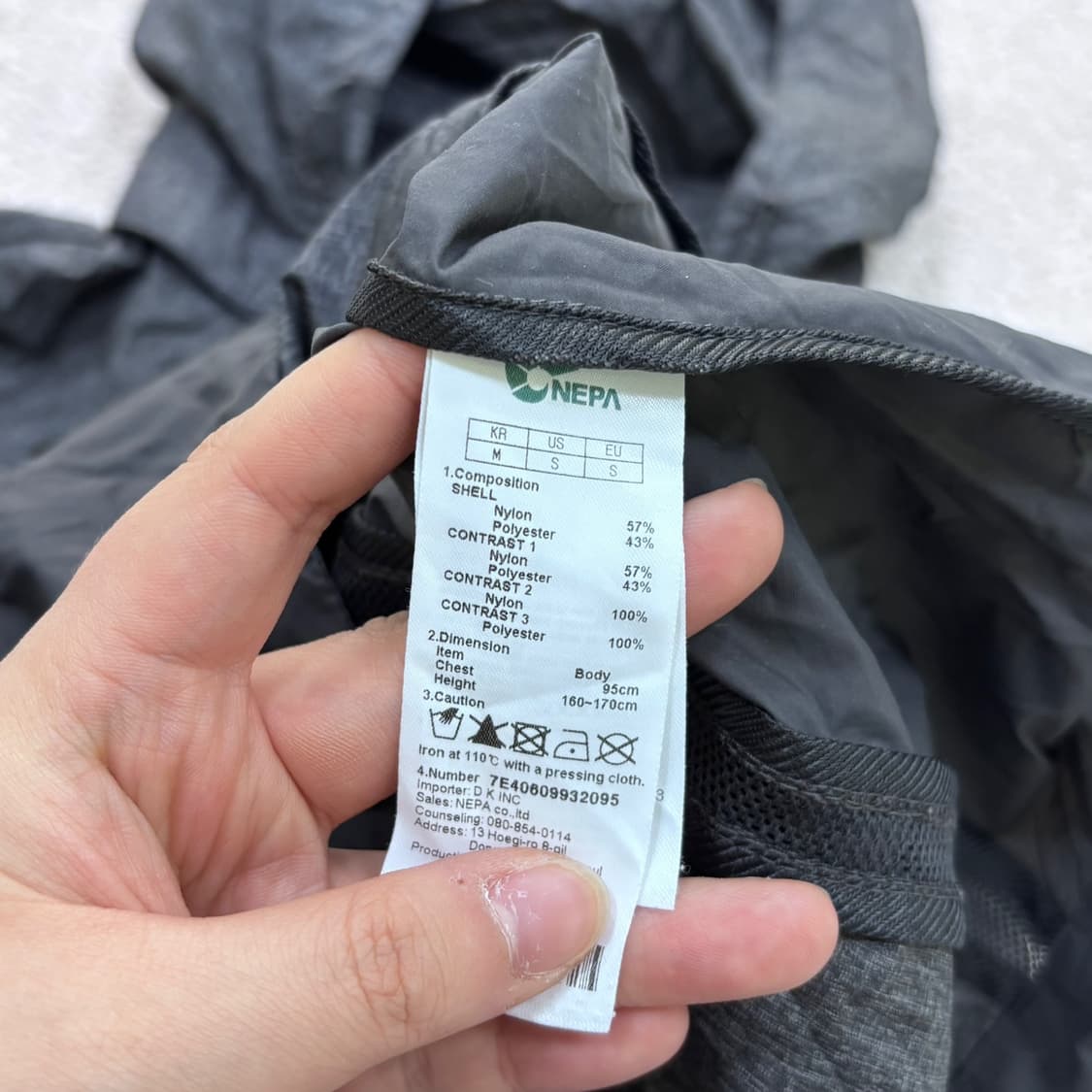 95 네파 여성 경량 바람막이 자켓 0427E 상품이미지4