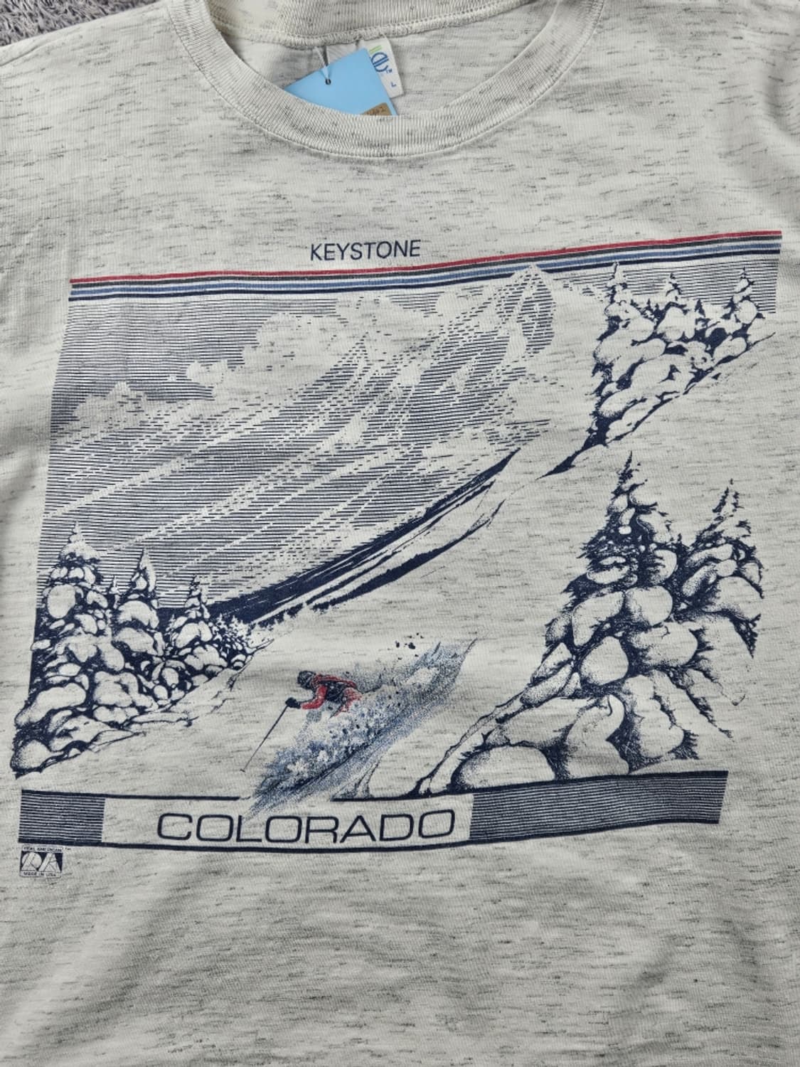 90's USA ALORE 콜로라도 커팅 롱 슬리브 (L) / 11442 상품이미지7