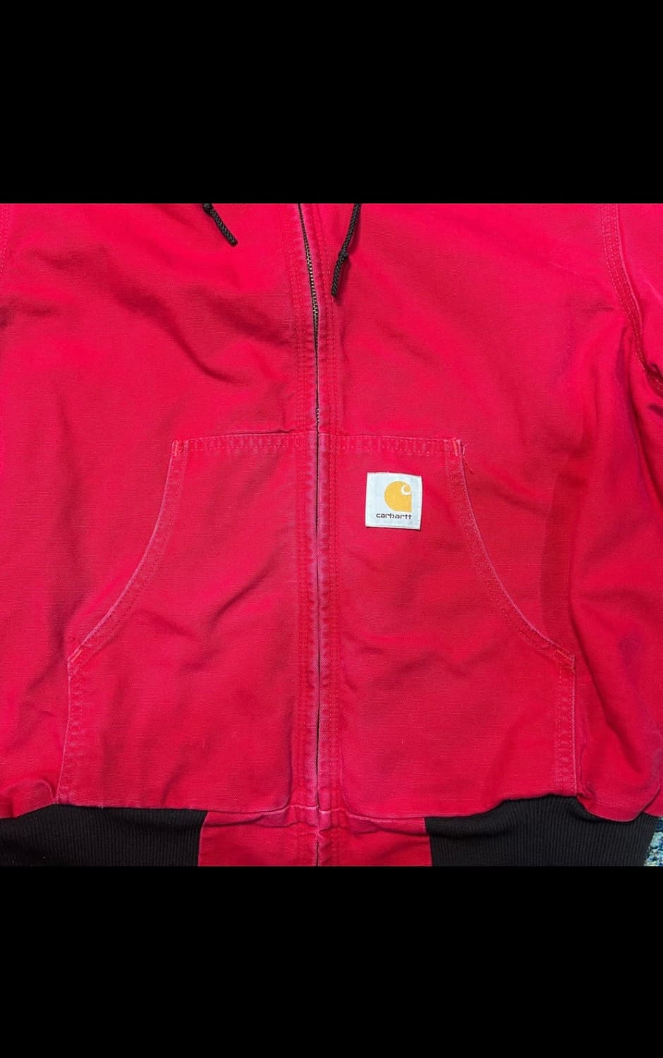 XL 칼하트 액티브 j03 후드자켓 Red 상품이미지5