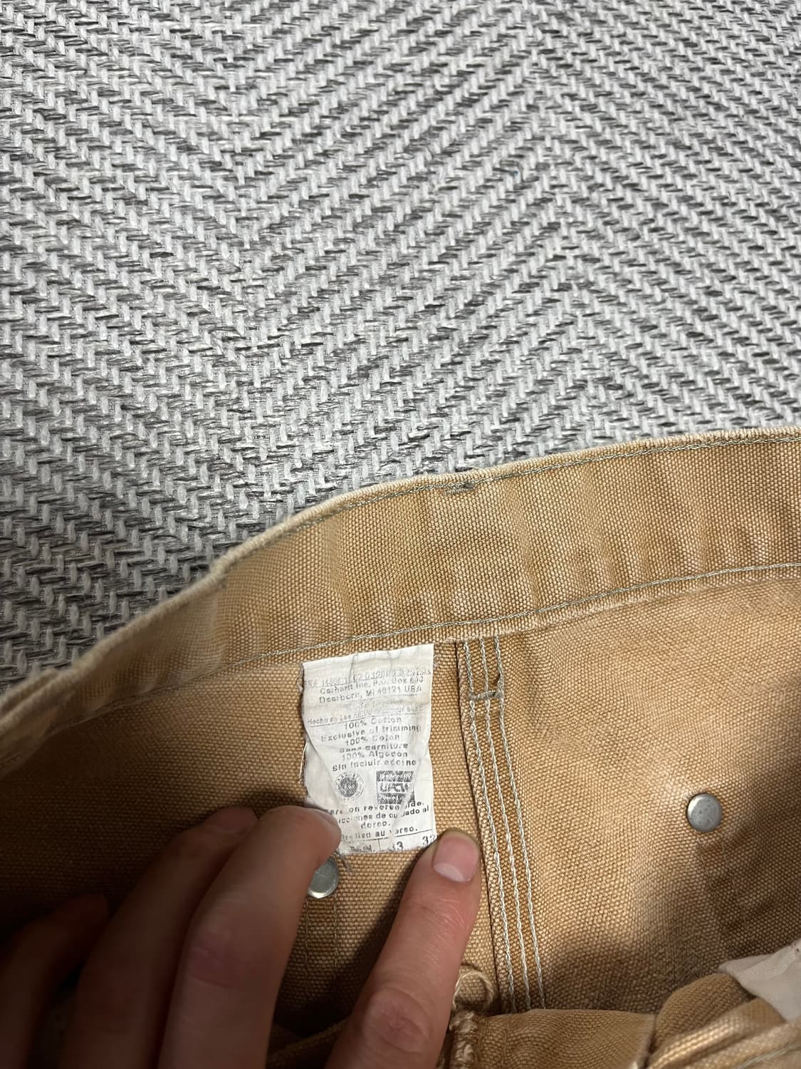 칼하트 더블니 b01 brn 33x32 상품이미지2