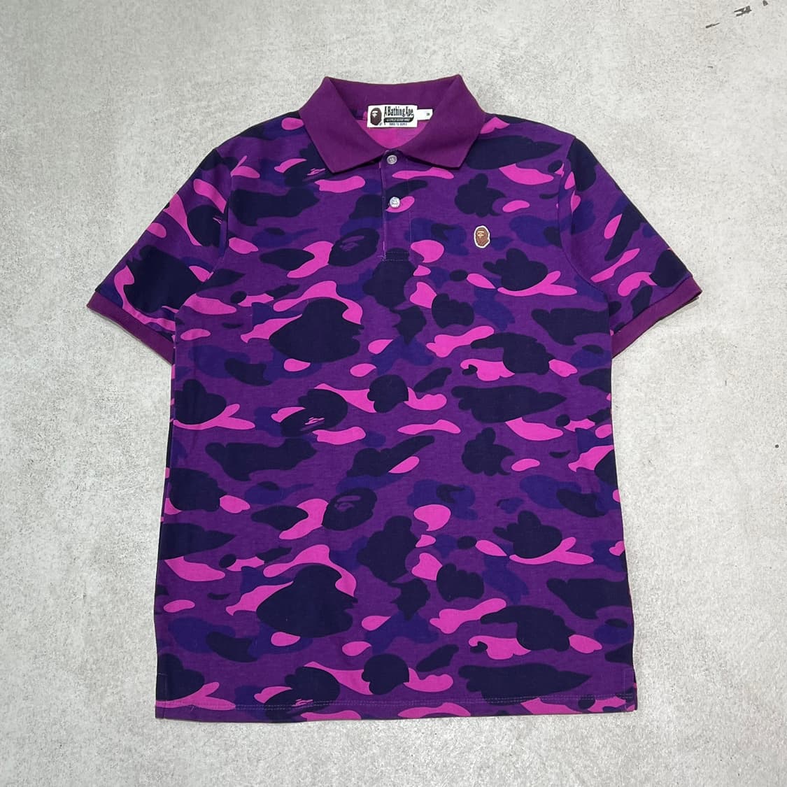 베이프 패턴 반팔카라티 s10550 상품이미지1