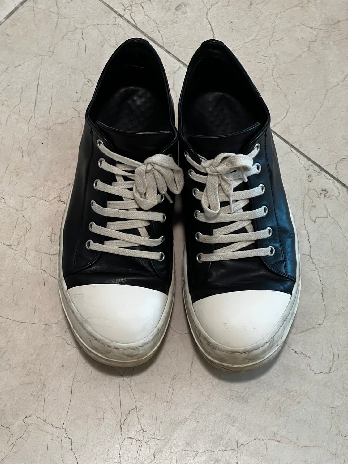 [41] 릭오웬스 포터빌 로우 스니커즈 블랙 상품이미지6