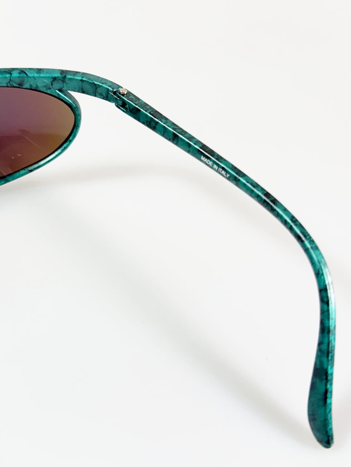 90s KANTLON 그린 마블 랩어라운드 빈티지 선글라스 상품이미지6