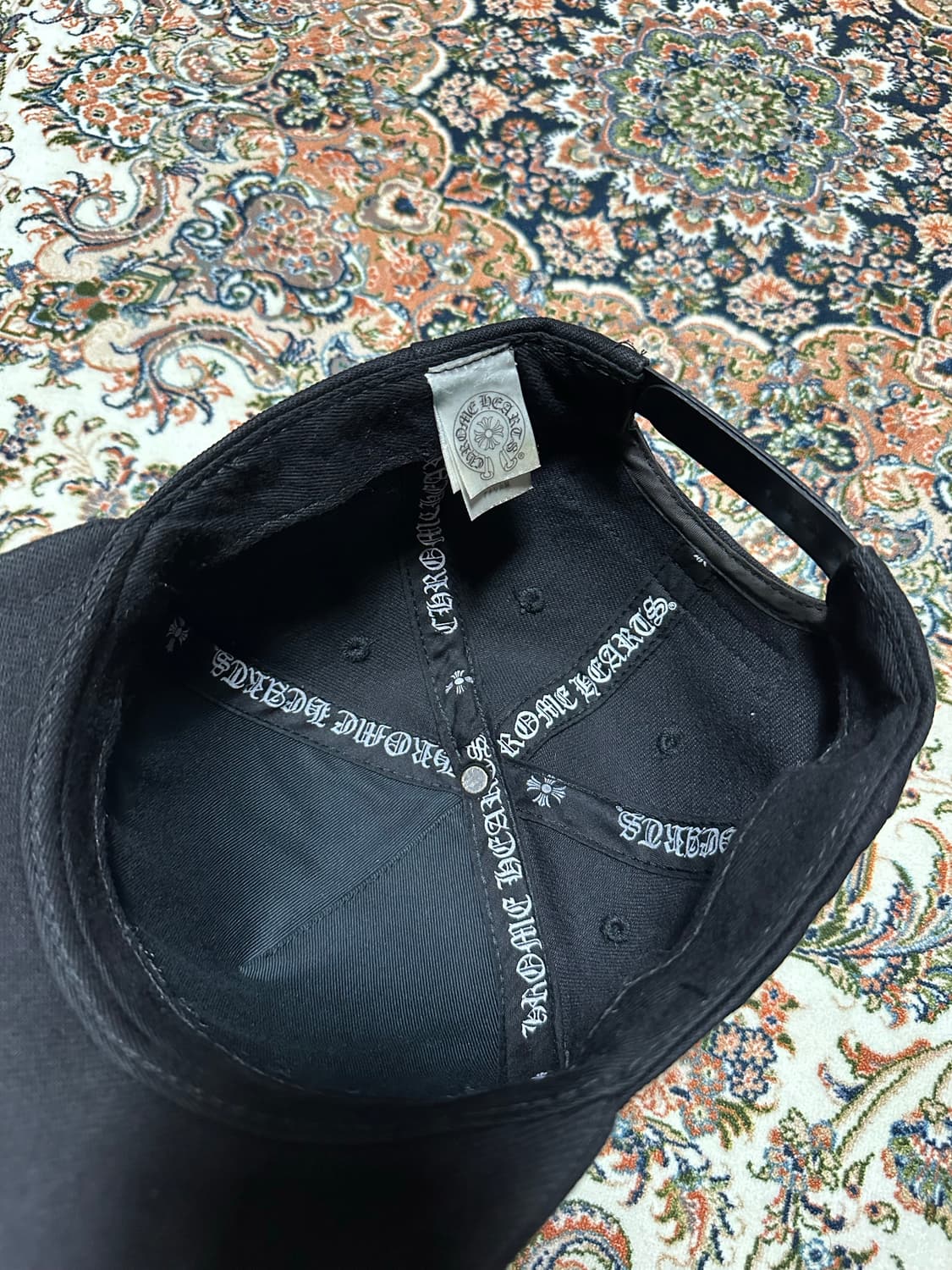 Chrome Hearts Horseshoe Cap Black 상품이미지2