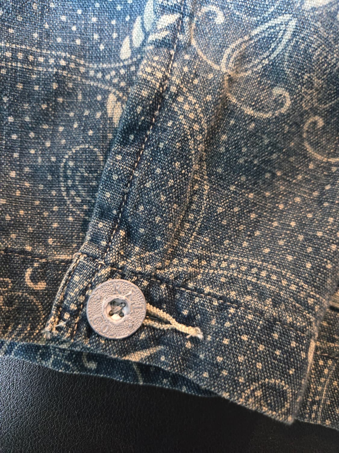 RRL 윌슨 프린트 데님 자켓  상품이미지3