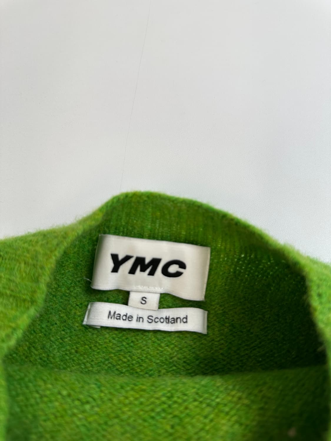 YMC 제트 스웨터 니트 그린 s 상품이미지4