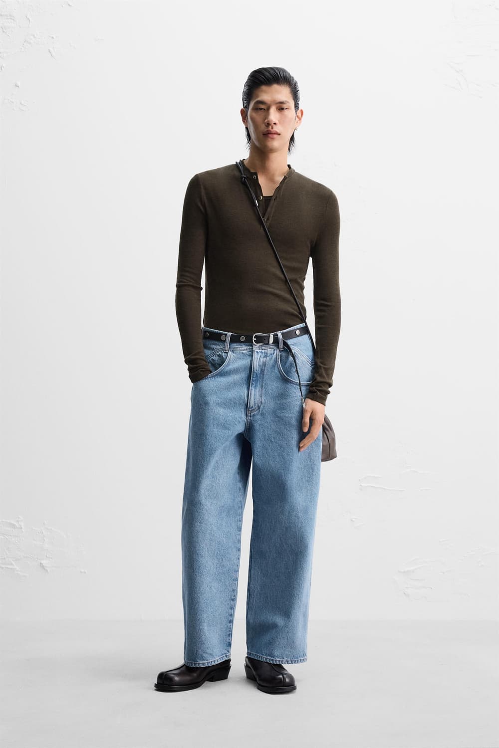 [S, KR90] 자라xNANUSHKA 나누시카 라이트웨이트 울 티셔츠 상품이미지1