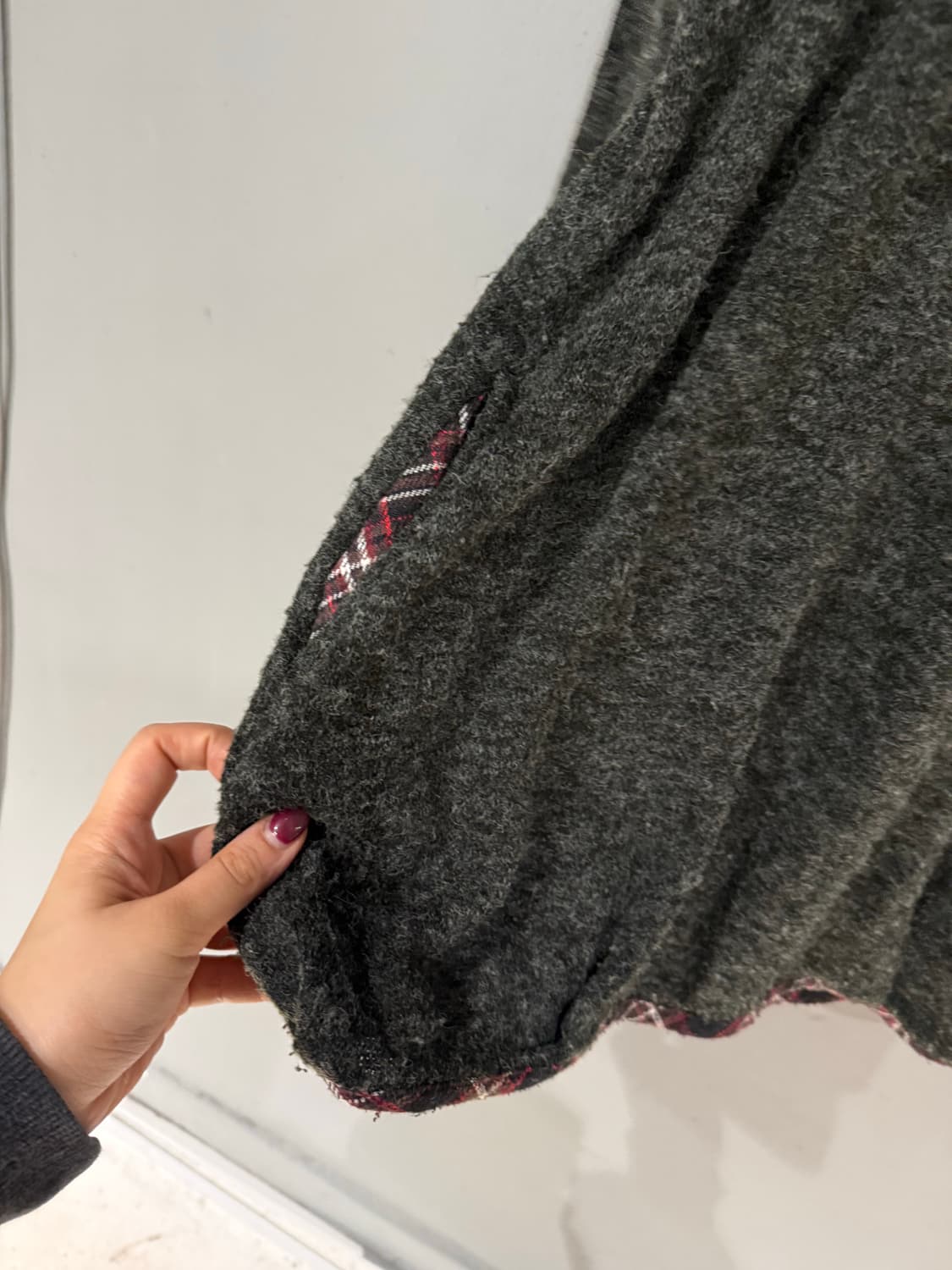 kawaii button point knit sleeve 상품이미지7