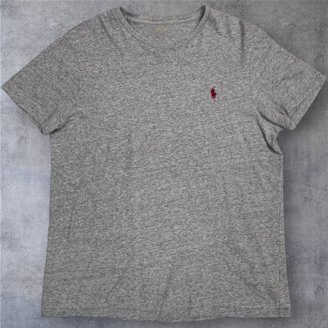 폴로 랄프로렌 그레이 포니 자수 반팔 티셔츠 상품이미지1
