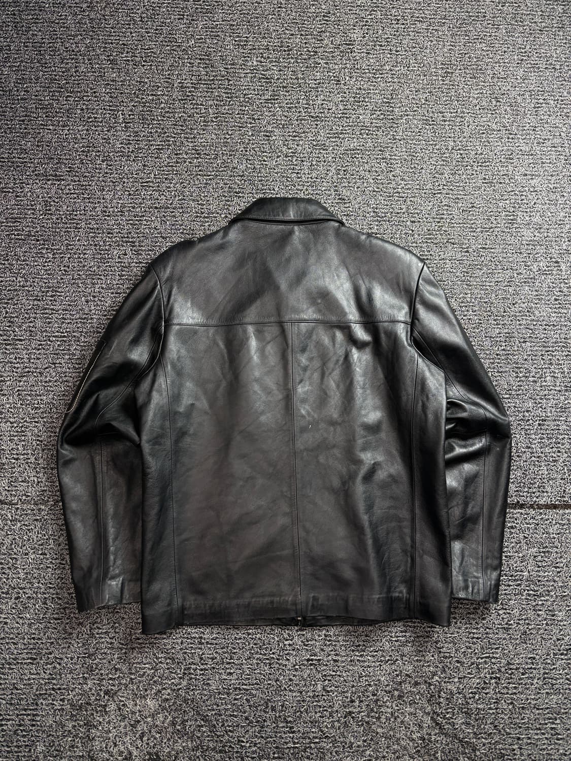 Gainer 오리지날 램스킨 스티치 레더 트러커 자켓 2723 상품이미지5