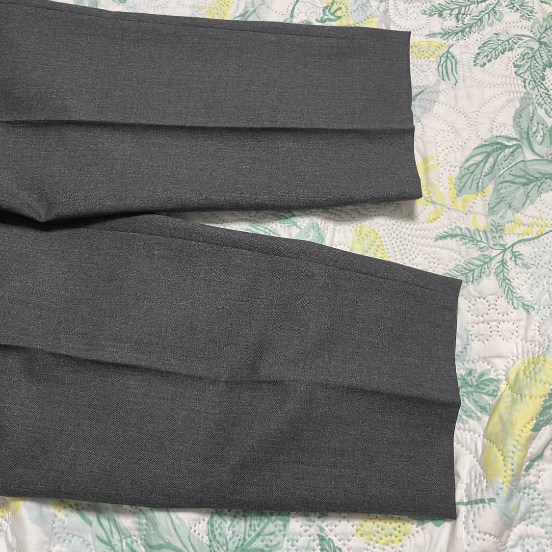 이얼즈어고 바지 울 드롭 벨티드 팬츠 차콜 상품이미지4