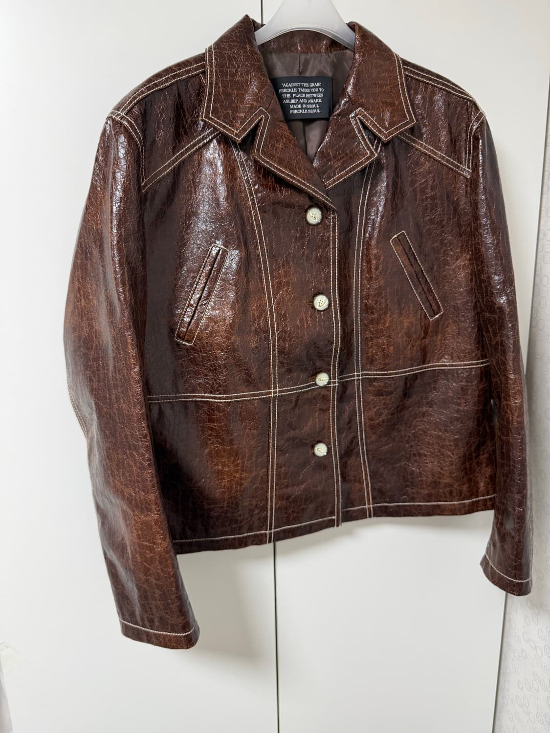 프레클 레더 자켓 상품이미지1