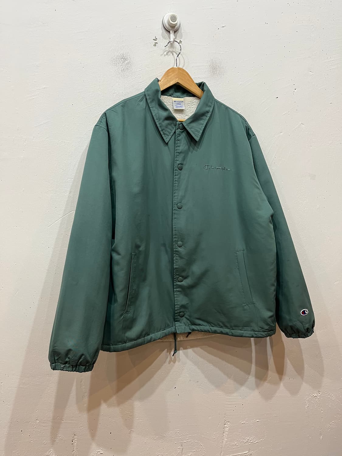 챔피온 재팬 이너플리스 양털 코치자켓 L 상품이미지1