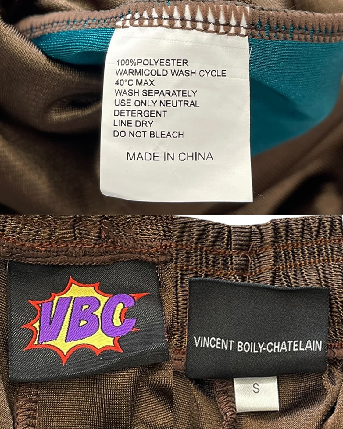 빈센트 보일리-샤틀랭 배기 볼 쇼츠 브라운 & 틸 상품이미지9