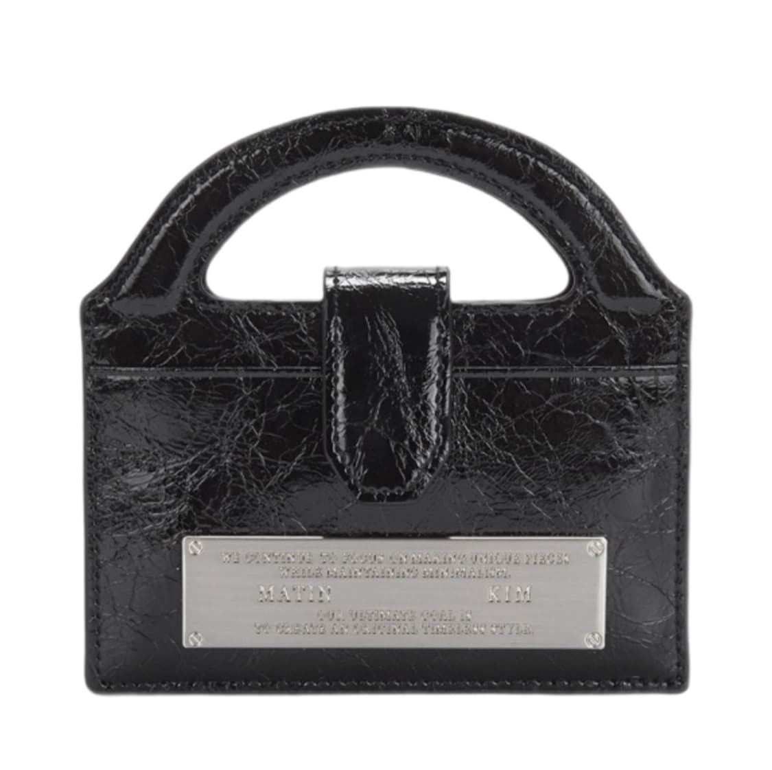 마뗑킴 아코디언 핸들 체인 웰렛 백 체인백 지갑  상품이미지1