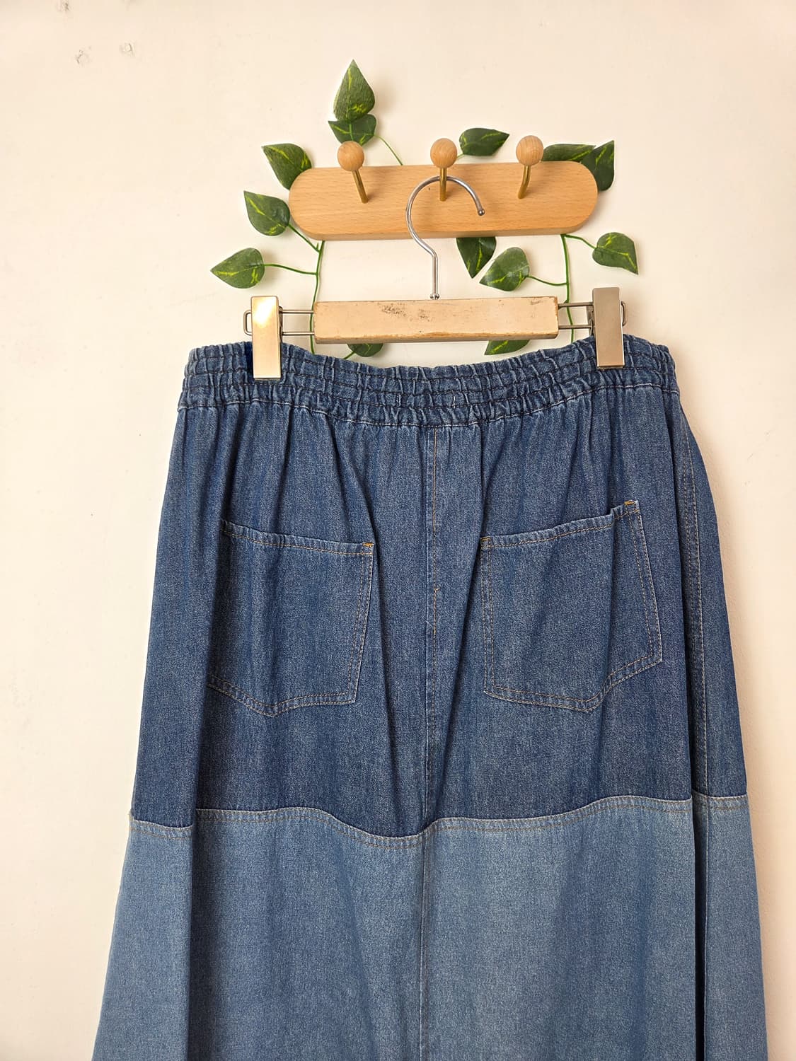 데님 롱스커트 상품이미지5