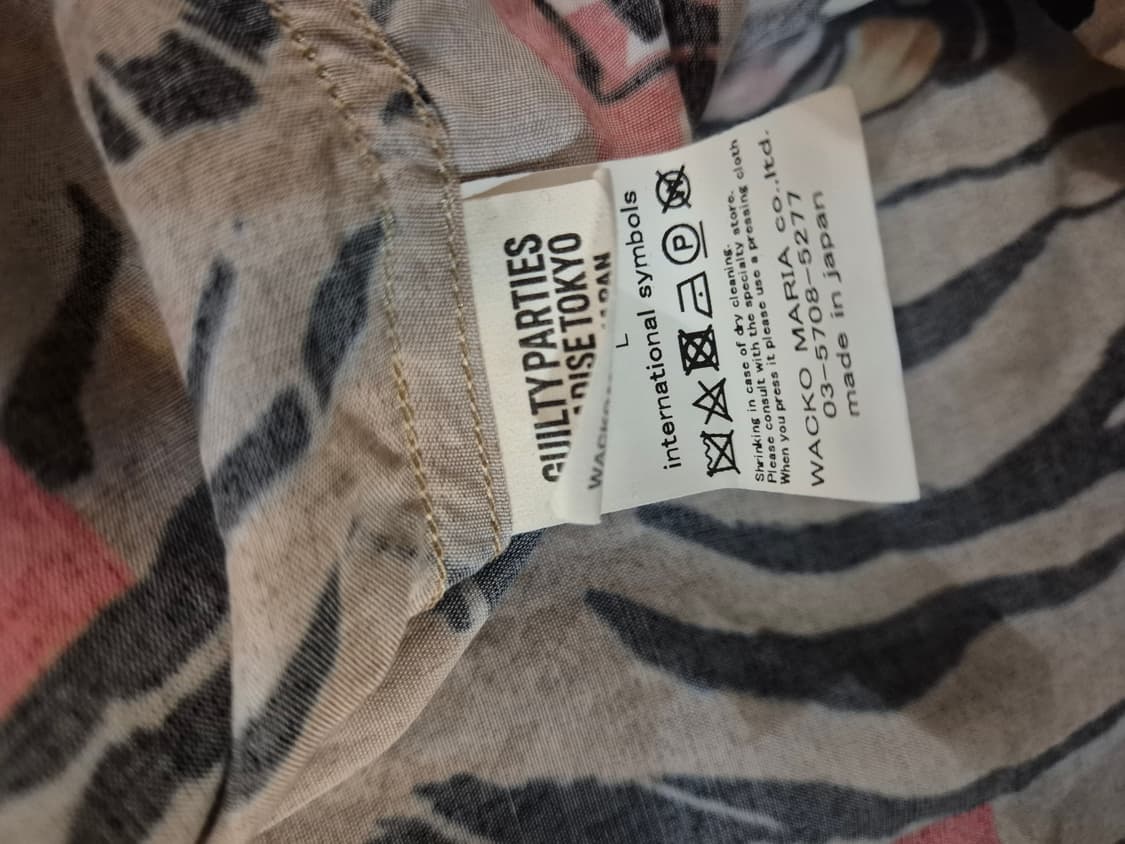 와코마리아x블랙아이패치 반팔셔츠 상품이미지3