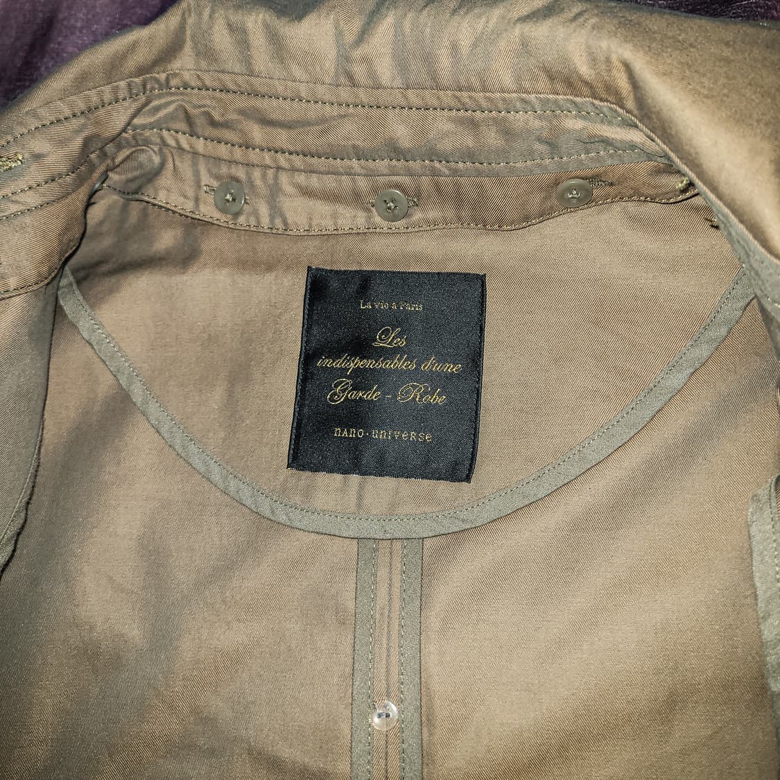 Nano Universe Trench Coat 상품이미지4