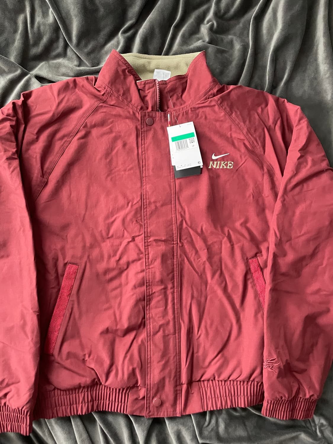 나이키 클럽 LNY 바람막이 자켓 팀 레드 택포 새제품 XL 상품이미지3