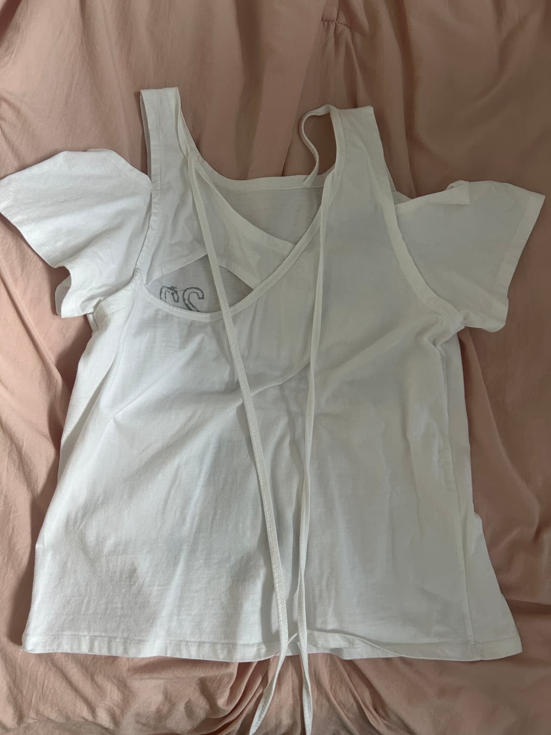나체 BARE PRINTED T-SHIRT WHITE 상품이미지3