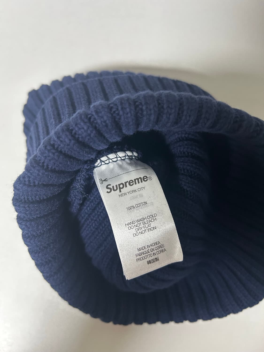 (미착용) 26SS 슈프림 오버다이드비니 네이비 상품이미지4