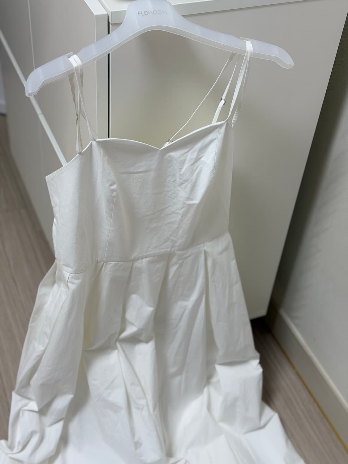 플로움 Classic Heart Bustier Dress 화이트 S 상품이미지5