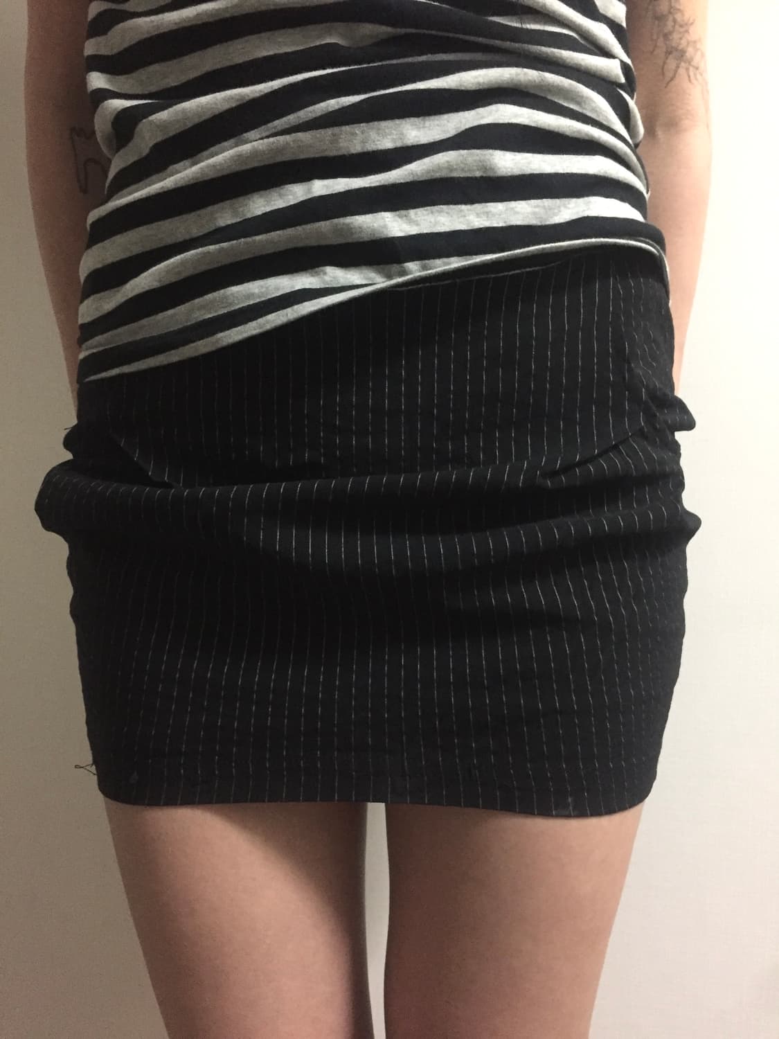 빈티지 스트라이프스커트 상품이미지2